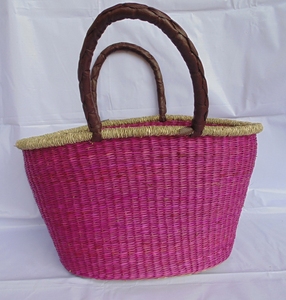 Bolso Tote Tejido de Jacinto de Agua Vintage, Gran Capacidad para Botellas de Vino, Ligero, para Viajes y Uso en Exteriores - Product Image 5