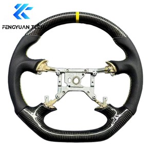 Volant de voiture personnalisé en Alcantara et fibre de carbone forgée pour <span class=keywords><strong>Ford</strong></span> Mondeo Mk5 Mk2 Mk4 Mk3 <span class=keywords><strong>S</strong></span>-<span class=keywords><strong>MAX</strong></span> Galaxy Taurus Edge <span class=keywords><strong>2008</strong></span> - Product Image 2