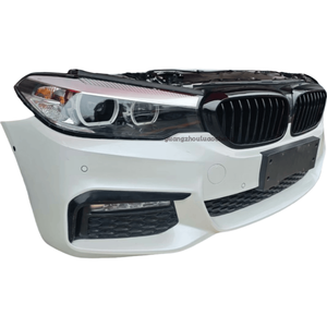 Para <span class=keywords><strong>BMW</strong></span> <span class=keywords><strong>5</strong></span> Series G30 G38 M5 Montaje de parachoques delantero Boquilla Marco del tanque de agua Faro Red media para 525i 530i 540i Parachoques de coche - Product Image 5