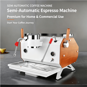 <span class=keywords><strong>Cafetera</strong></span> Espresso en Oferta con Doble Manómetro, <span class=keywords><strong>Cafetera</strong></span> Semiautomática para Café - Product Image 3