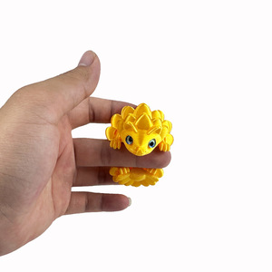 Figura de erizo impresa en 3D de 7,5 cm, juguete decorativo azul para niños y estudiantes - Product Image 4