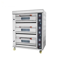 Four à pizza au gaz autonome pour boulangerie commerciale, idéal pour la cuisson du pain