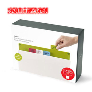 Tabla de cortar multifuncional con compartimentos, tabla de cortar de plástico estilo británico, tabla para preparar comida para bebés, de paja de trigo - Product Image 3