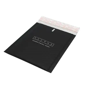 검은 종이 랩 버블 팩 금속 익스프레스 메일 링 봉투 포장 버블 가방 버블 메일러