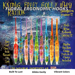 Custom Resin <b>Crochet</b> <b>Hook</b> with Artistic Design, Smooth Flow & Functional Beauty Combined custom color - Product Image 2