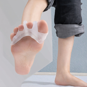 Séparateur d'orteils en gel de silicone pour hallux valgus, protecteur et étireur d'orteils pour le soin des pieds - Product Image 3