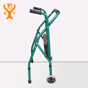 Xibo Folding <b>Walker</b> With Wheels And Seat For <b>Elderly</b> And Disabled Mobility Aid Green - Product Image 3
