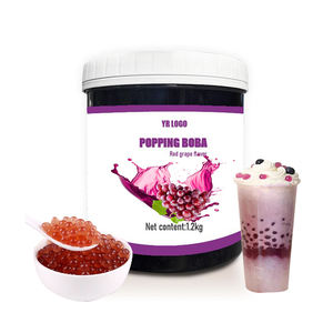Perles de boba à la saveur de raisin en gros, concentré de garniture pour boisson au bubble tea de qualité supérieure en bouteille - Product Image 6