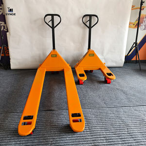 Güvenli taşıma için SYNGE ergonomik 3t PU tekerlekler uzun çatal hidrolik transpalet - Product Image 2