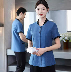 Uniforme de Trabajo Exclusivo para Personal de Limpieza de Hotel, Manga Corta, para Hombre y <span class=keywords><strong>Mujer</strong></span> - Product Image 4