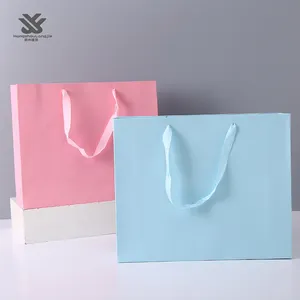 Sacos de papel personalizados de roupas, sacola de papel personalizada de varejo com logotipo personalizado