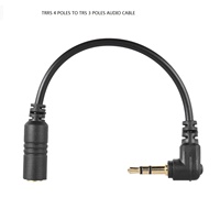 Grosir 3.5Mm 4 Tiang TRRS Perempuan Ke 3 Kutub TRS Laki-laki Kabel Adaptor Mikrofon Audio Stereo Mic Converter untuk Tablet Pc