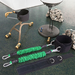 Conjunto de Faixas de Resistência de Borracha Latex WeRich - Braçadeiras para Tornozelos, Tubos de Treinamento para Glúteos e Pernas (Em Lote) 15lbs Ecológicas - Product Image 5