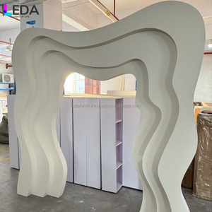 LEDA Elegant Wedding Arch Party Decoration Supplies N Shape Design Wedding Stand Acrylique Backdrop - Product Image 2
