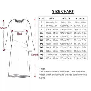 Robe moulante à manches évasées pour femme, imprimé léopard, grande <span class=keywords><strong>taille</strong></span> 6XL, 7XL, <span class=keywords><strong>8XL</strong></span>, fermeture éclair - Product Image 6