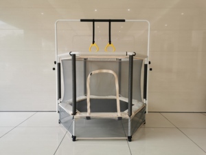 Trampolines d'intérieur personnalisées, trampolines d'extérieur avec barres de sécurité pour enfants - Product Image 3