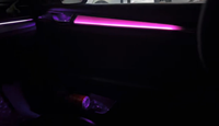 ICarsin Éclairage d'ambiance intérieur de voiture Symphony 256 couleurs pour Skoda Superb 2016-2025, accessoires de décoration et garnitures