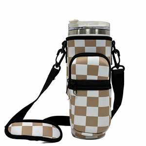 Pochette pour bouteille d'eau Adventure Quencher en néoprène 40 oz, sac pour gobelet isotherme 40 oz avec fermeture éclair, sac pour bouteille d'eau - Product Image 6