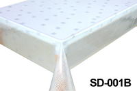 Nappe de table en PVC multicolores, anti-taches, résistante à l'huile, facile à nettoyer, nappe en plastique pour événements en intérieur