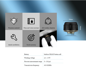 Nhà máy tự động áp suất lốp màn hình cảm biến USB xe Navigation <span class=keywords><strong>TPMS</strong></span> an ninh cảm biến bên ngoài - Product Image 4