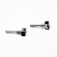 Interrupteur à bascule pour émetteur RC 5A 125VAC ON-ON 2 positions, levier de 21 mm, équipement électrique métallique DTS-0-102-E001-T000-RS