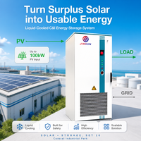 Solusi Sistem Penyimpanan Energi Surya C&I 125kW 250kW 261kWh Sistem Baterai yang Dapat Diskalakan dengan Baterai LiFePO4 Hybrid PCS Pendingin Cair