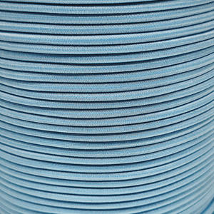 Haze Blue 1.3mm 1.8mm Cordon élastique élastique rond 100% Crochet en latex polyester fixe pour corde de tente Bungee - Product Image 6