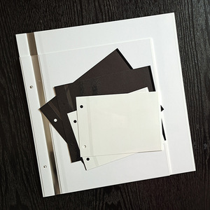 Tùy chỉnh kích thước lớn tự dính trang Album trang bên trong thẻ Đen Thẻ trắng tự dính phim - Product Image 1