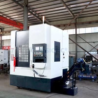 Tour vertical CNC VTC750, tour vertical de haute précision, centre de tournage vertical pour le traitement des pièces à bride et disque