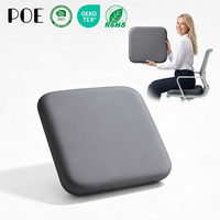 Coussin de siège ergonomique en mousse à mémoire de forme imprimé sur mesure pour chaise de bureau, avec housse amovible, soutien du coccyx, marque privée, OEM, ODM, vente en gros