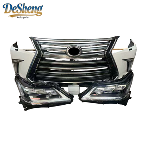 Alta Calidad a Bajo Precio - Compatible con <span class=keywords><strong>Lexus</strong></span> <span class=keywords><strong>LX</strong></span>. Incluye Parachoques Delantero, Faros Delanteros, Rejilla, Radiador, Rejillas de Ventilación. Ajuste Perfecto. - Product Image 2