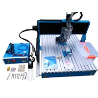 Machine de gravure CNC à bois 4 axes 6090L avec rail de guidage linéaire, 1,5 kW, 2,2 kW, outils de fraisage 3D en métal, tour, broche VFD, roulement à billes