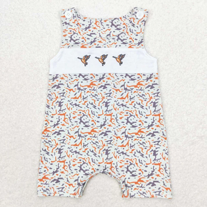 Vêtements d'été pour bébés garçons et filles, tenues d'été pour tout-petits, broderie de canard mallard, short à manches courtes, 2 pièces, vêtements de boutique pour enfants - Product Image 3