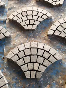 Tối màu xám <span class=keywords><strong>g654</strong></span> và ánh sáng màu Xám Granite G603 fan hâm mộ hình lát đá với <span class=keywords><strong>Net</strong></span> flamed - Product Image 3