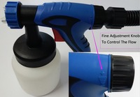 Machine de pulvérisation électrique haute pression AKX, portable, 650W, mini pistolet de peinture, vente chaude, gobelet en plastique certifié GS