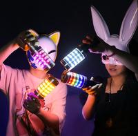 Bouteilles lumineuses LED multicolores au design moderne pour bars et discothèques, rechargeables, stroboscopes lumineux pour bouteilles de vin