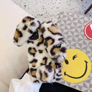 Custodia per <span class=keywords><strong>iPhone</strong></span> di Lusso in Morbido Peluche Effetto Pelliccia di Coniglio Calda e Soffice per <span class=keywords><strong>iPhone</strong></span> 6 7 8 Plus <span class=keywords><strong>Xr</strong></span> X Xs Max 11 12 13 14 15 16 Pro Max Mini - Product Image 2