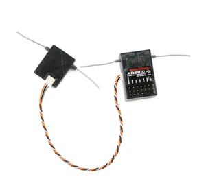 Module récepteur Spektrum AR6210 2,4 GHz 6 canaux DSMX DSM2, satellite pleine portée, matériau ABS, compatible FPV RC - Product Image 2