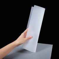 Panneau en polypropylène PP, plaque en plastique PP mate double face, anti-reflet et résistante aux rayures