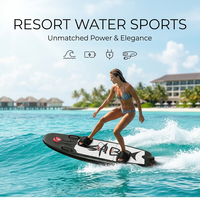 Produit phare : Jouet hydrofoil, équipement de sport nautique haut de gamme, planche de surf électrique, jetboard, wakeboard et scooter aquatique à motif requin