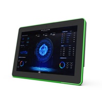 Tablette Android 10,1 pouces avec barre lumineuse LED RGB, montage mural, PoE en option, 4G, NFC, affichage numérique pour salle de réunion, magasin de détail