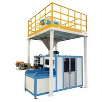 Solution de ligne d'emballage entièrement automatique et facile à utiliser pour engrais granulaires, aliments, riz, maïs et aliments pour animaux, capacité 25kg-50kg, pour ensachage et palettisation