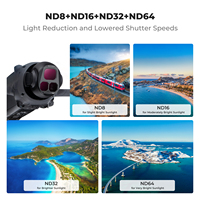 Kit de filtres CPL ND K&F Concept pour DJI Mavic 4 Pro, filtres polarisants à densité neutre CPL ND8 ND16 ND32 ND64 pour objectif d'appareil photo de drone