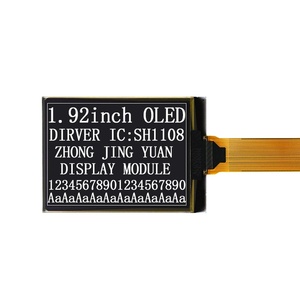Module OLED 1,92 pouces 128 × 160, IC SH1108, affichage micro monochrome I2C pour équipement de contrôle de mesure industriel - Product Image 1