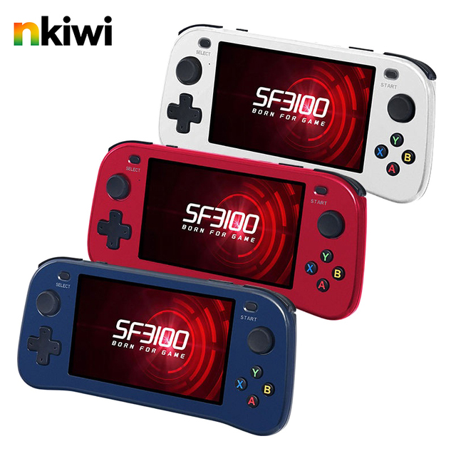SF3100 Retro Handheld Game Console 4.5" IPS Screen 854x480 Resolution Built-in DDR3 2G RAM 3000mAh Linux-Based Dual-Core 1.2GHz