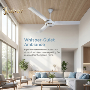 Ventilador de Techo <span class=keywords><strong>JUBER</strong></span> de 56 Pulgadas con 3 Aspas, Motor de CC de Cobre Puro, Funcionamiento Silencioso de 30-34 dB y Colores Personalizables al por Mayor - Product Image 1