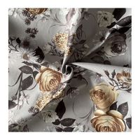 Neues Design Herbst blumen Muster Samt bedruckter Stoff für Sofa druck bezug
