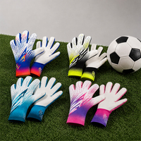 Guantes de Portero de Fútbol de Látex Aiju, Ligeros, Transpirables y Antideslizantes para Adultos/Adolescentes