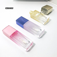 Rectangle Forme Coeur Baguette Brosse Lipgloss Conteneur Cosmétique Paquet Vide Lipgloss cas 10ml Capacité Brillant À Lèvres Tube