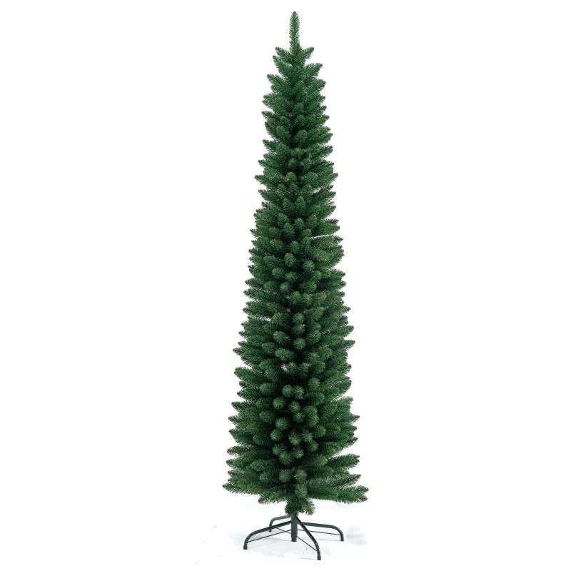 Árvore de Natal de Natal em PVC verde para eventos de Natal, novo design de alta qualidade, 2024
